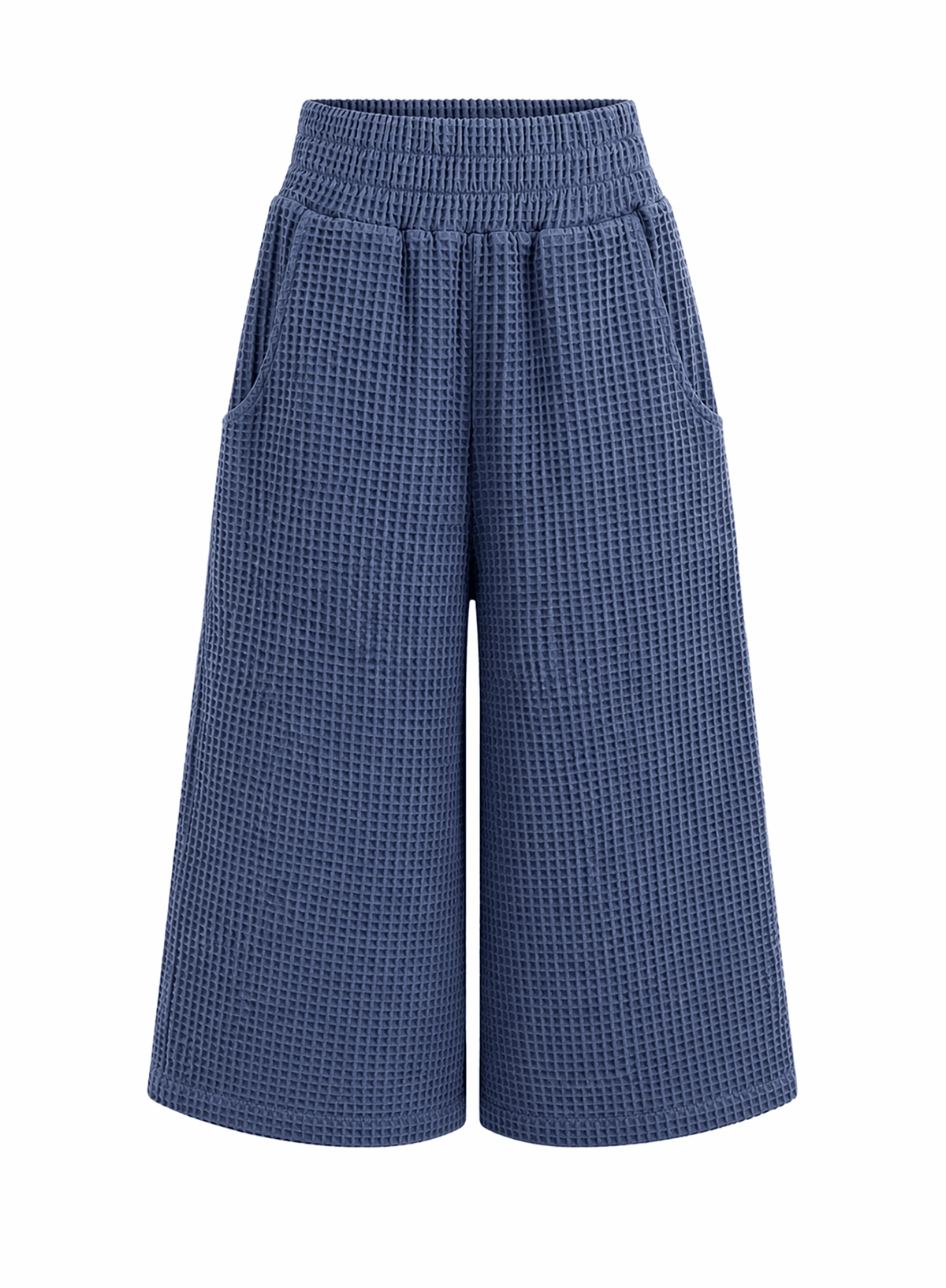 Wide Leg Jogger Pant - Steel Blue - Meg