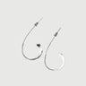 World Finds - Oblique Earrings - Silver - Meg