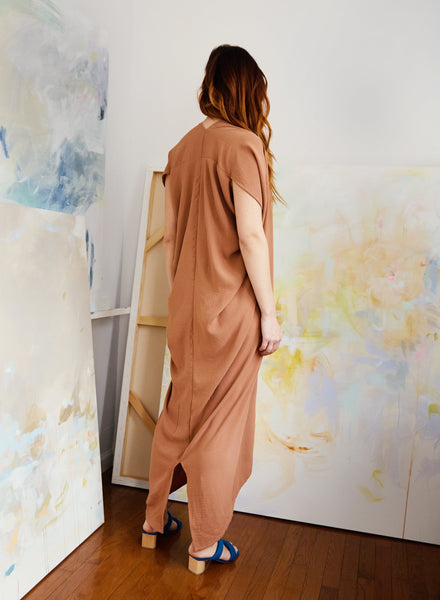 Abstraction Dress - Latte (PRE-ORDER) - Meg Canada
