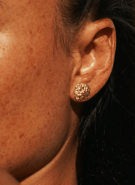 Elppin - LP Stud Earrings - Gold - Meg Canada