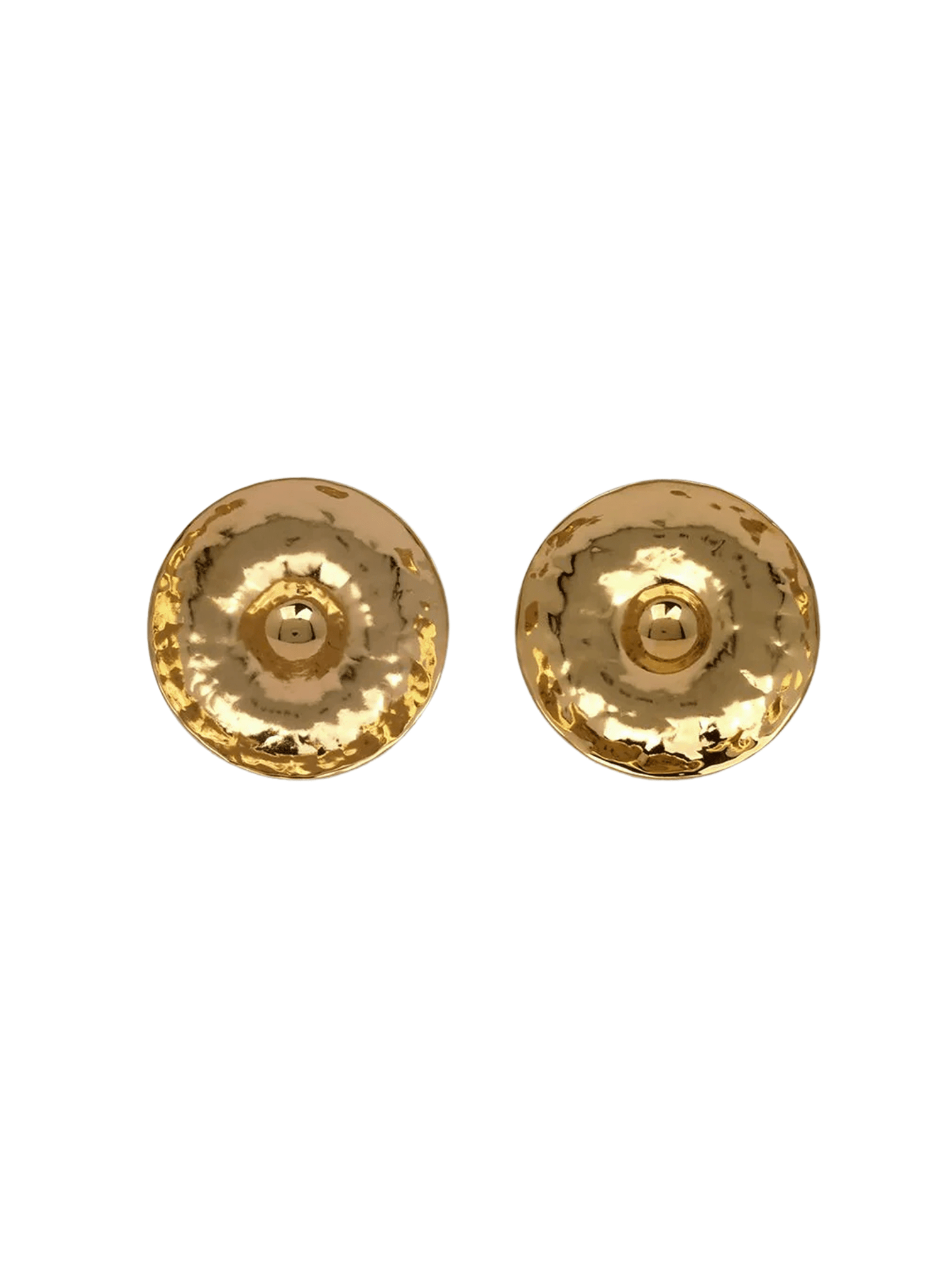 Elppin - Round Earrings - Gold - Meg Canada