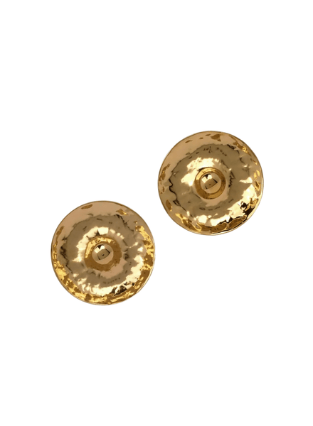 Elppin - Round Earrings - Gold - Meg Canada