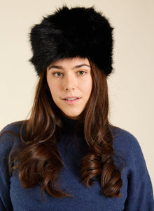 Fur Hat - Black - Meg Canada