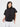 Rounded Hem Shirt - Black - Meg Canada