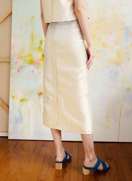 Shimmer Skirt - Gold (PRE-ORDER) - Meg Canada