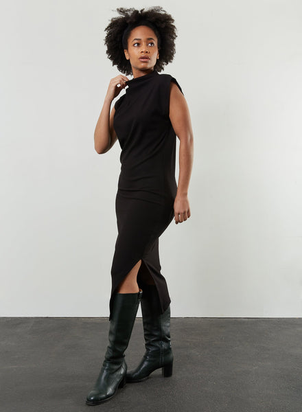 Skinny Dress - Black - Meg Canada
