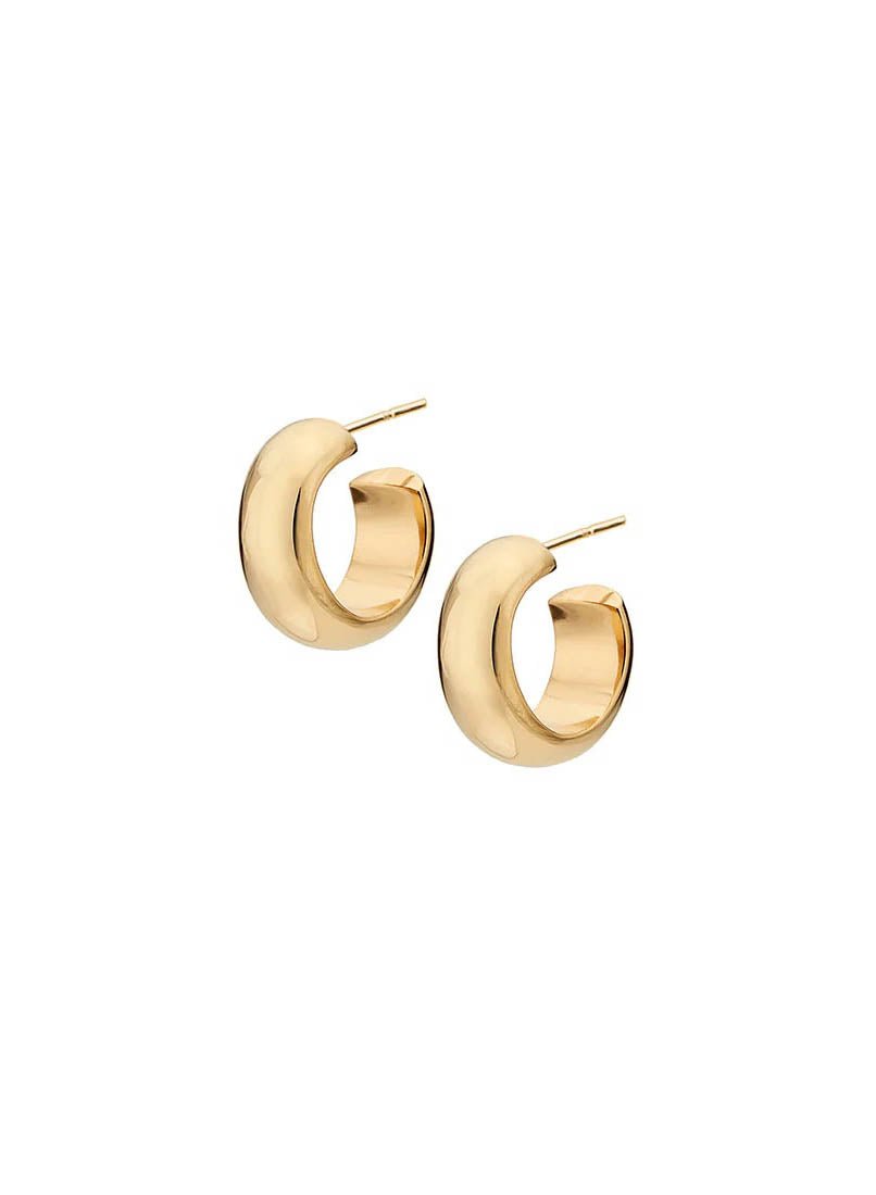 Soko - Mini Bold Hoop Earrings - Gold - Meg Canada