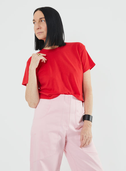 Square Tee - Red - Meg Canada