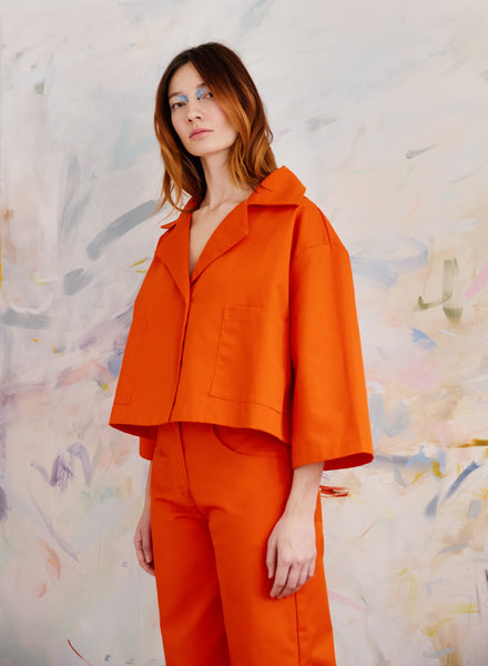 Studio Jacket - Orange (PRE-ORDER) - Meg Canada