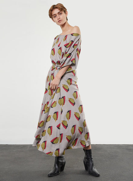 Wrap-Around Dress - Chloe Print - Meg Canada